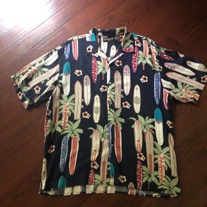 Thums Up tropical print shirt